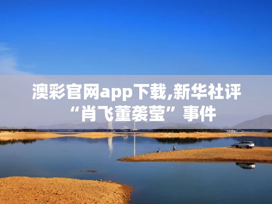 澳彩官网app下载,新华社评“肖飞董袭莹”事件