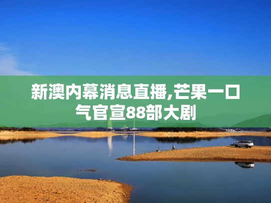 新澳内幕消息直播,芒果一口气官宣88部大剧