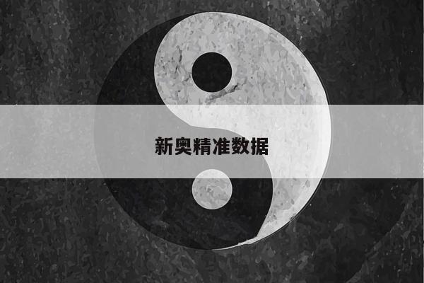 新奥精准数据与新奥大数据